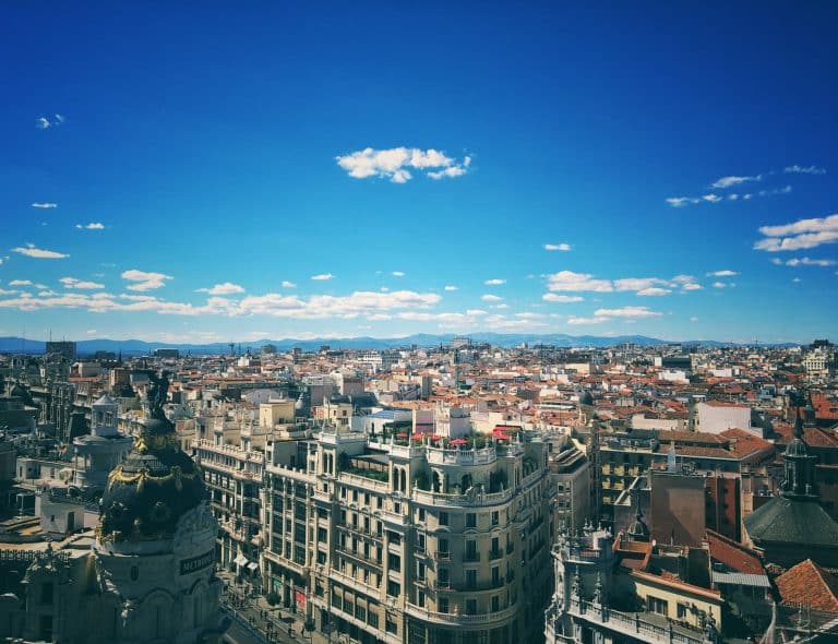 Photograph of Madrid skyline